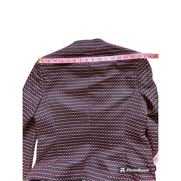 Anne Klein Women’s Black/Cinnamon Mandarin Collar Jacket Size 8 - Picture 14 of 15